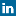 Logo of the linkedIN network.